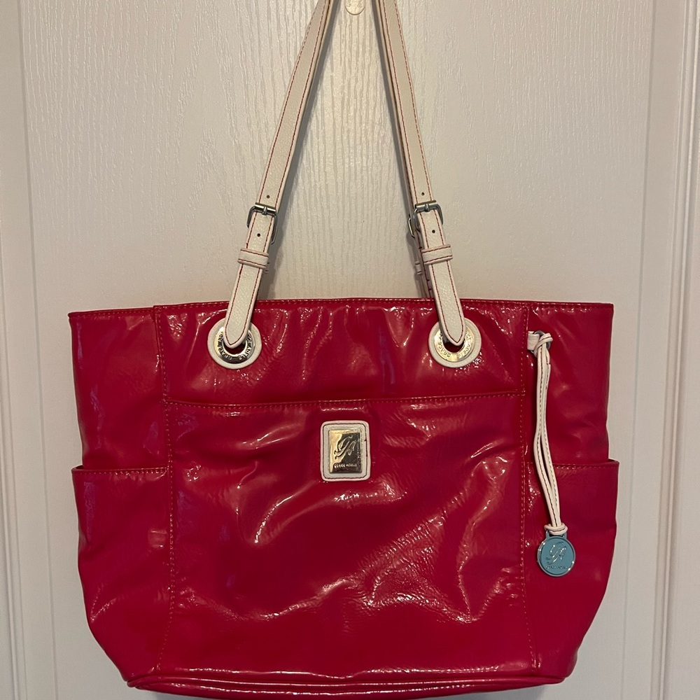 Grace Adele Pink Patent tote